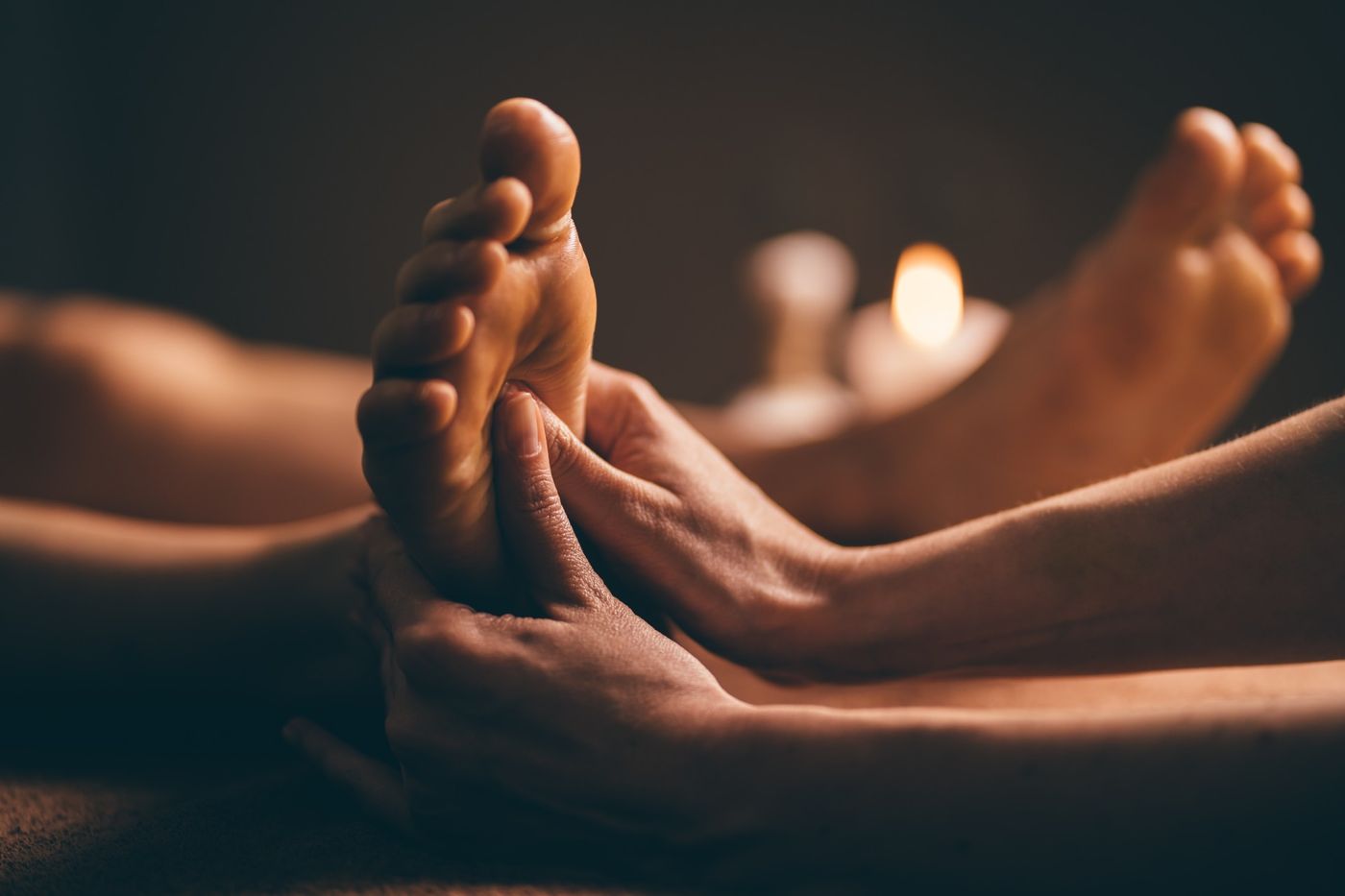 Reflexology foot therapy at Deeper Layers